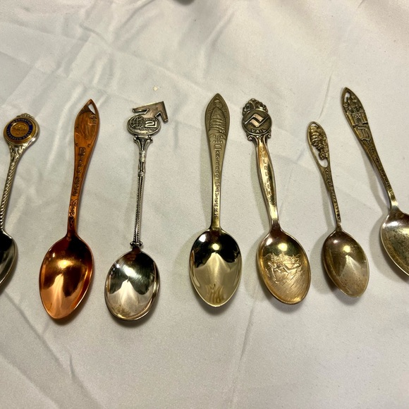 Vintage Other - Vintage Lot of 7 Assorted Collectible Souvenir Spoons Set.